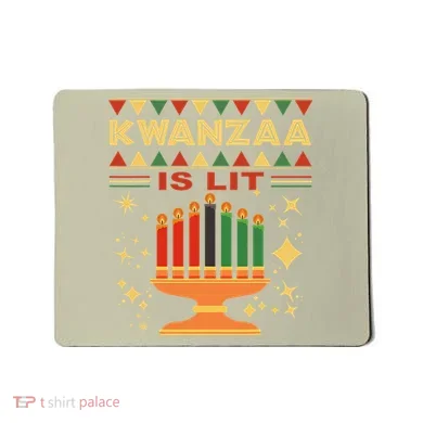 Kwanzaa Is Lit Mousepad