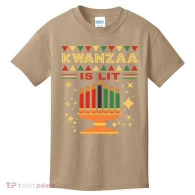 Kwanzaa Is Lit Kids T-Shirt