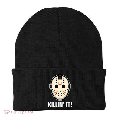 Killin It Lazy Diy Halloween Costume Funny Horror Movie Beanie