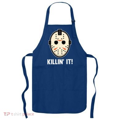 Killin It Lazy Diy Halloween Costume Funny Horror Movie Apron