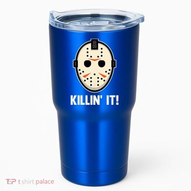 Killin It Lazy Diy Halloween Costume Funny Horror Movie Tumbler