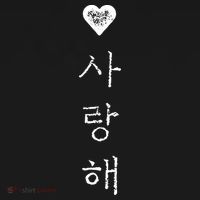Korea I Love You In Korean Letter Saranghae Toddler Hoodie thumb 2