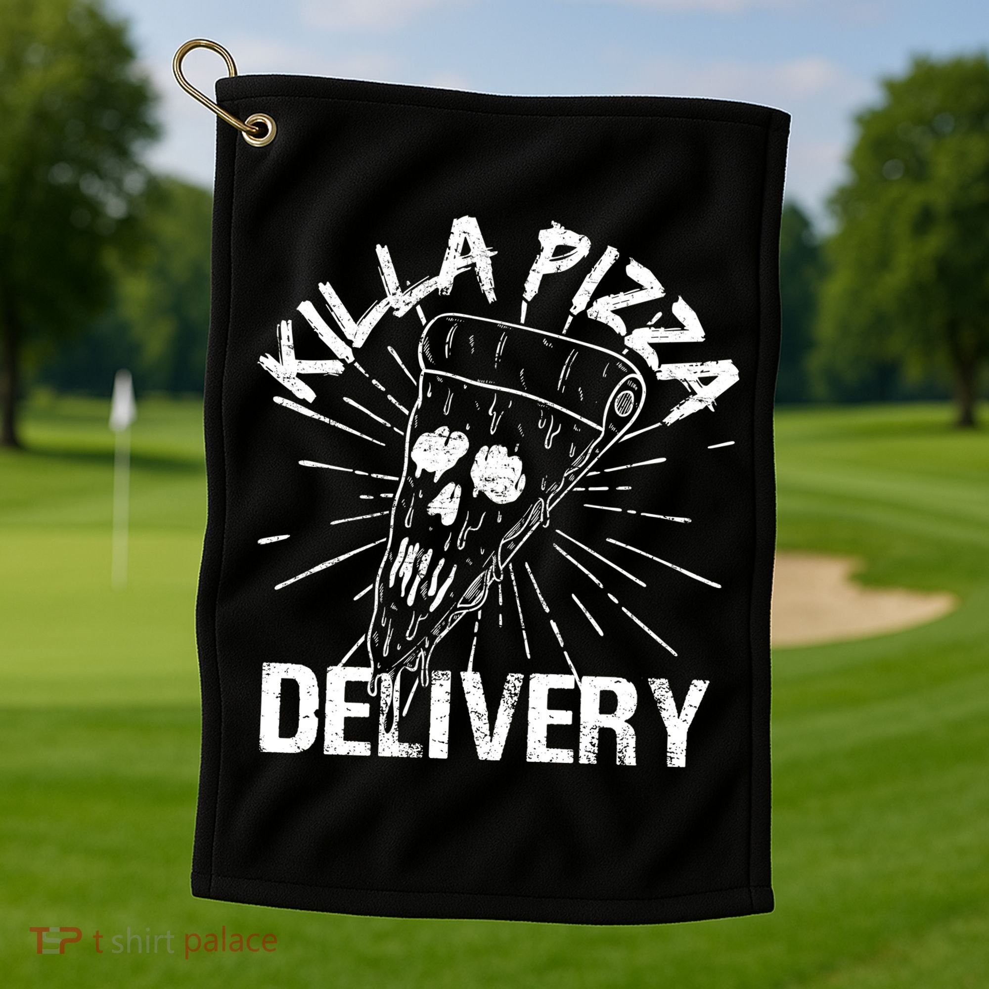 Killa Pizza Delivery Golf Towel