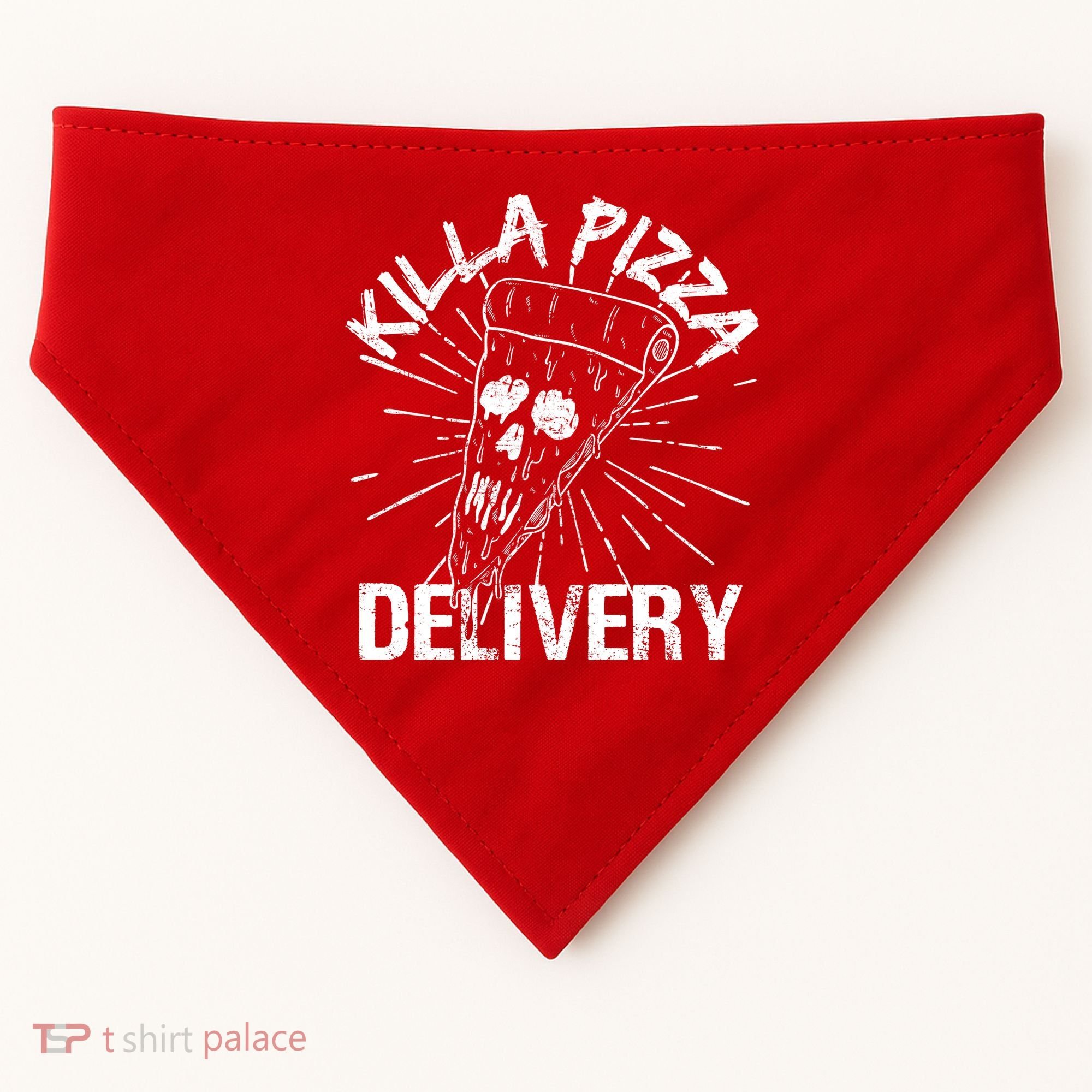 Killa Pizza Delivery USA-Made Doggie Bandana