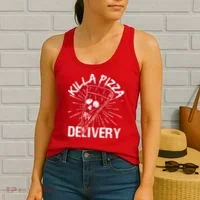 Killa Pizza Delivery Women's Tank Top thumb 2