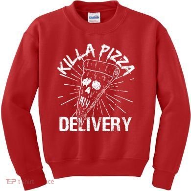 Killa Pizza Delivery Kids Sweatshirt