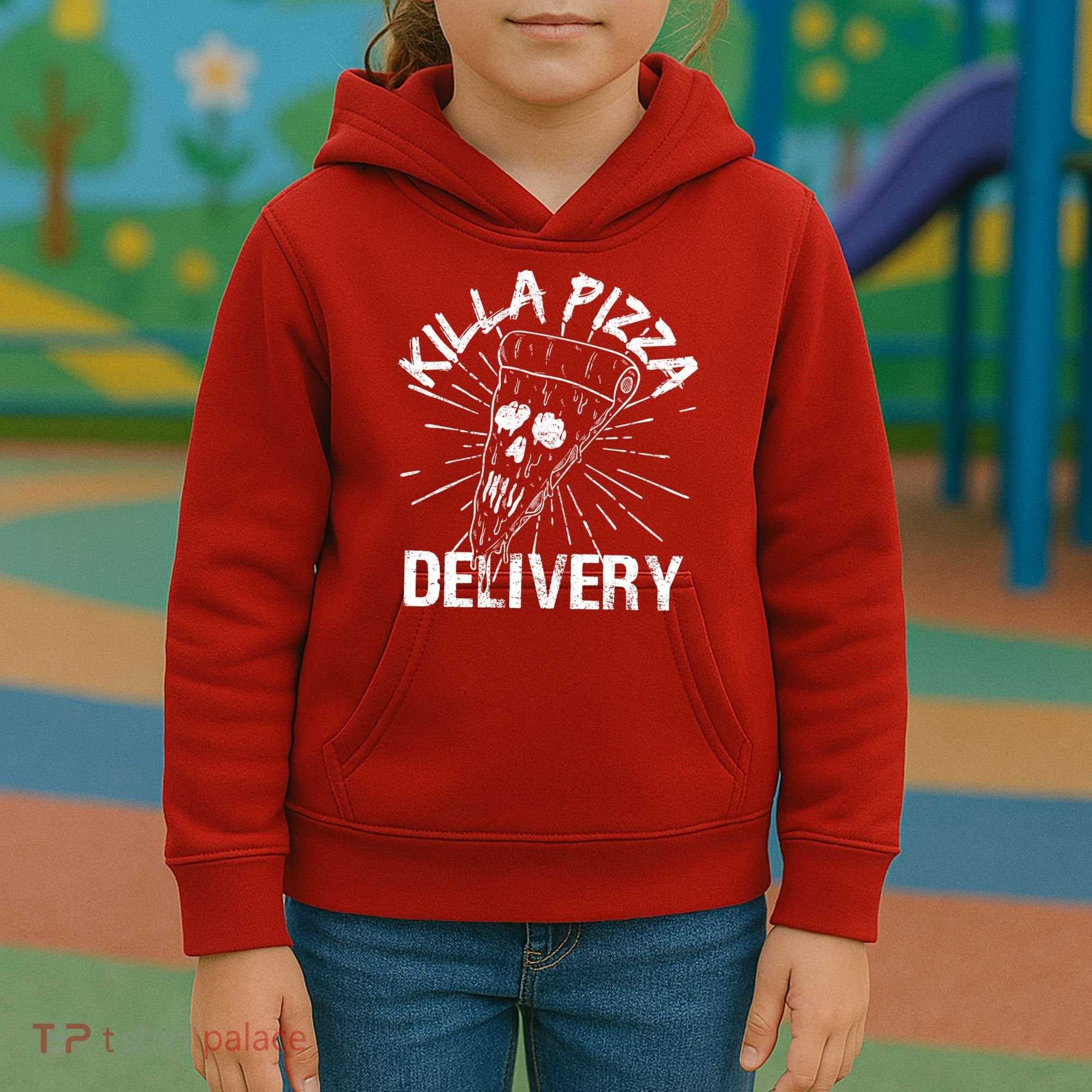 Killa Pizza Delivery Kids Hoodie