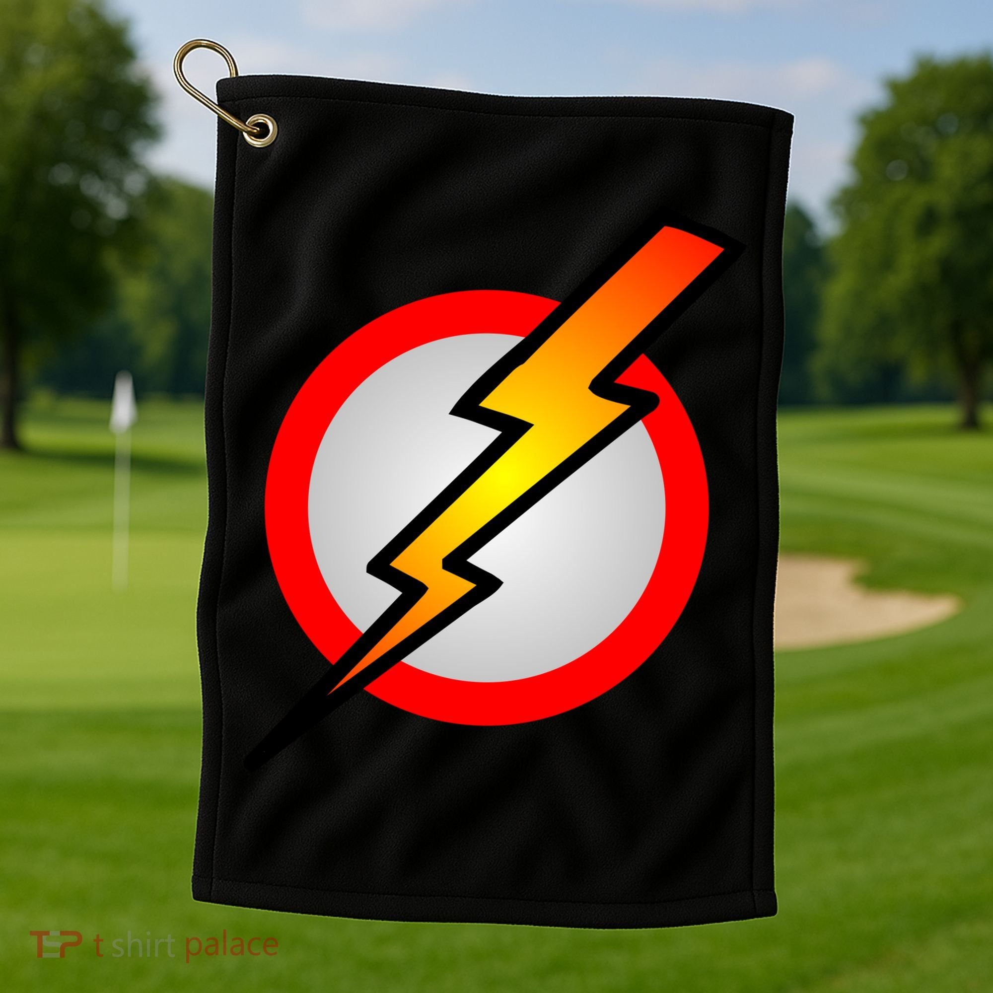 Killers Lightning Bolt Retro Golf Towel