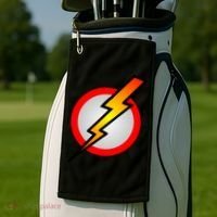 Killers Lightning Bolt Retro Golf Towel thumb 2