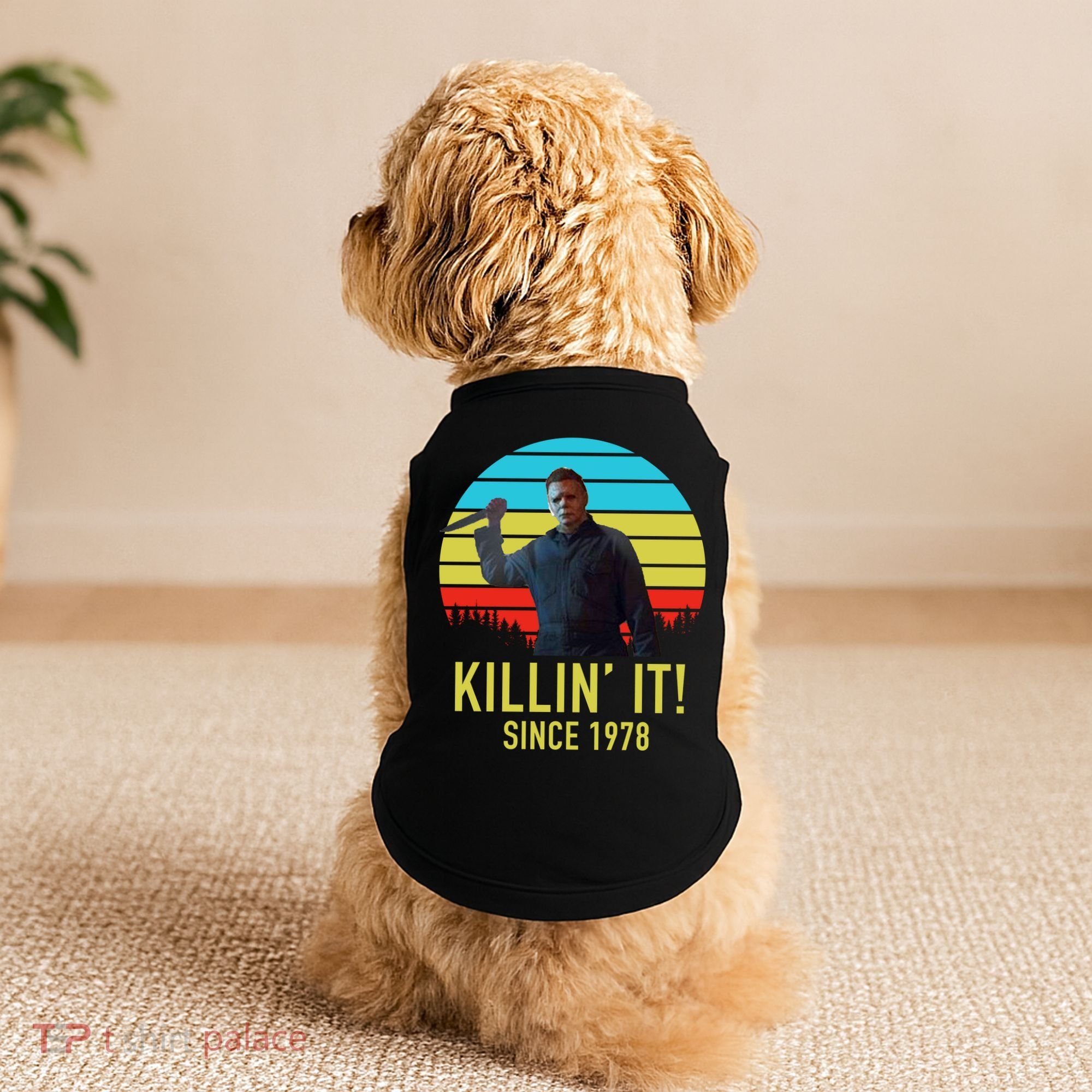 Killin' It Since 1978 Retro Horror Movie Doggie Tank