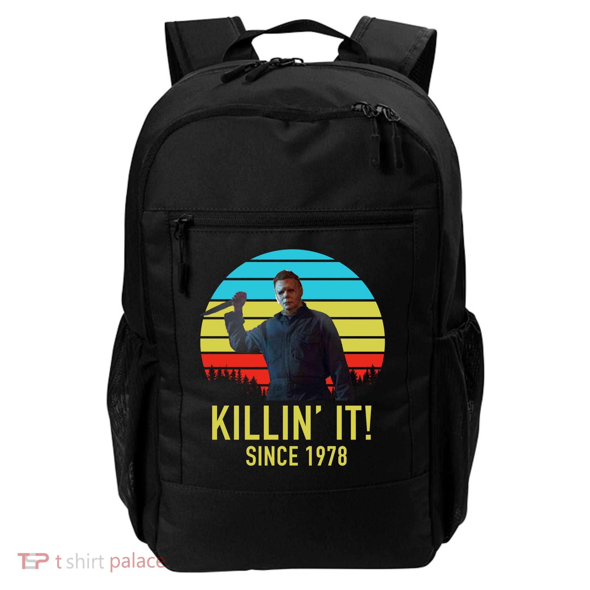 Killin' It Since 1978 Retro Horror Movie Backpack