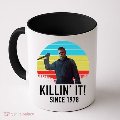 Killin' It Since 1978 Retro Horror Movie Coffee Mug