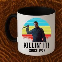 Killin' It Since 1978 Retro Horror Movie Coffee Mug thumb 2