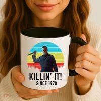 Killin' It Since 1978 Retro Horror Movie Coffee Mug thumb 3