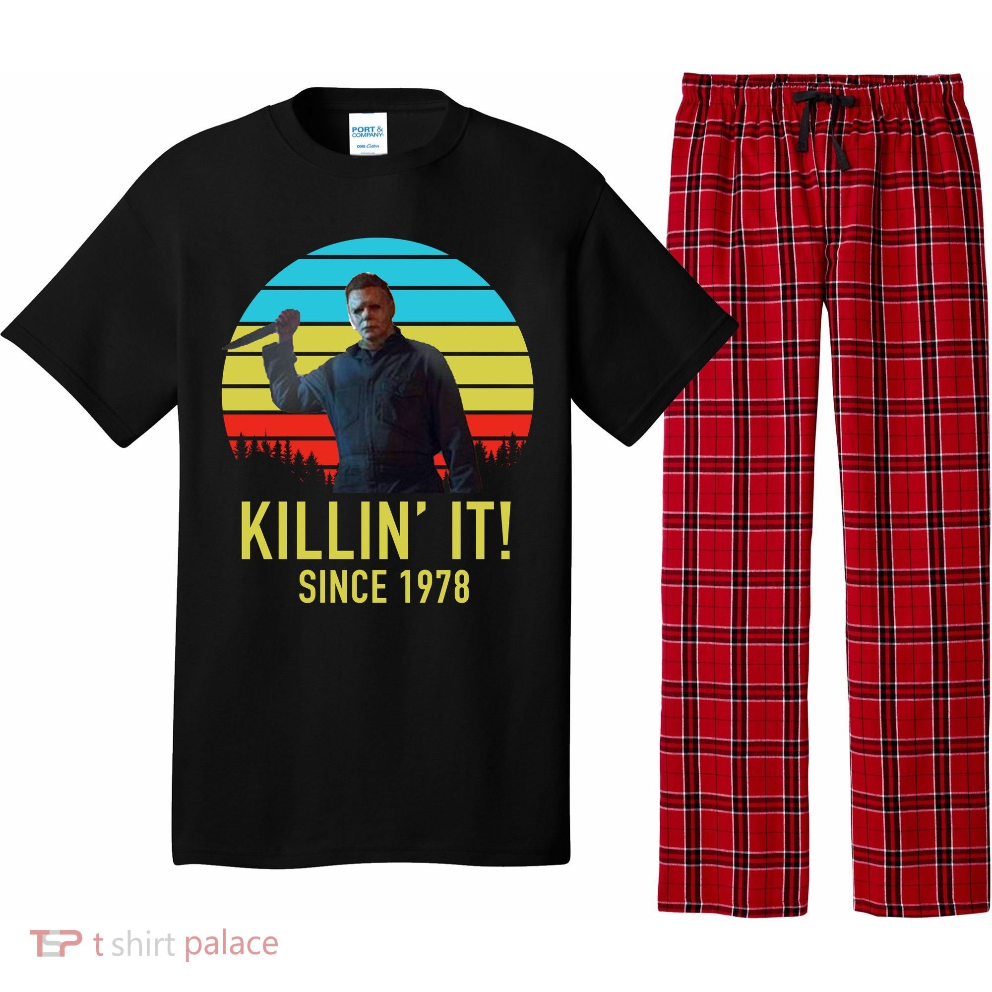 Killin' It Since 1978 Retro Horror Movie Pajama Set