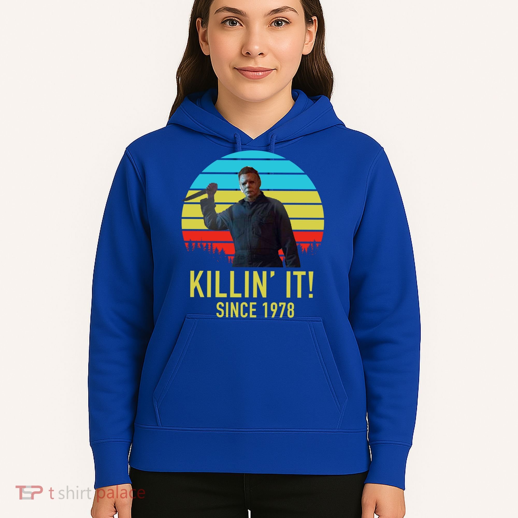 Killin' It Since 1978 Retro Horror Movie Hoodie