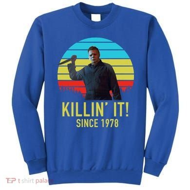 Killin' It Since 1978 Retro Horror Movie Sweatshirt