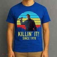 Killin' It Since 1978 Retro Horror Movie T-Shirt thumb 3