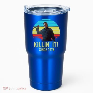 Killin' It Since 1978 Retro Horror Movie Tumbler