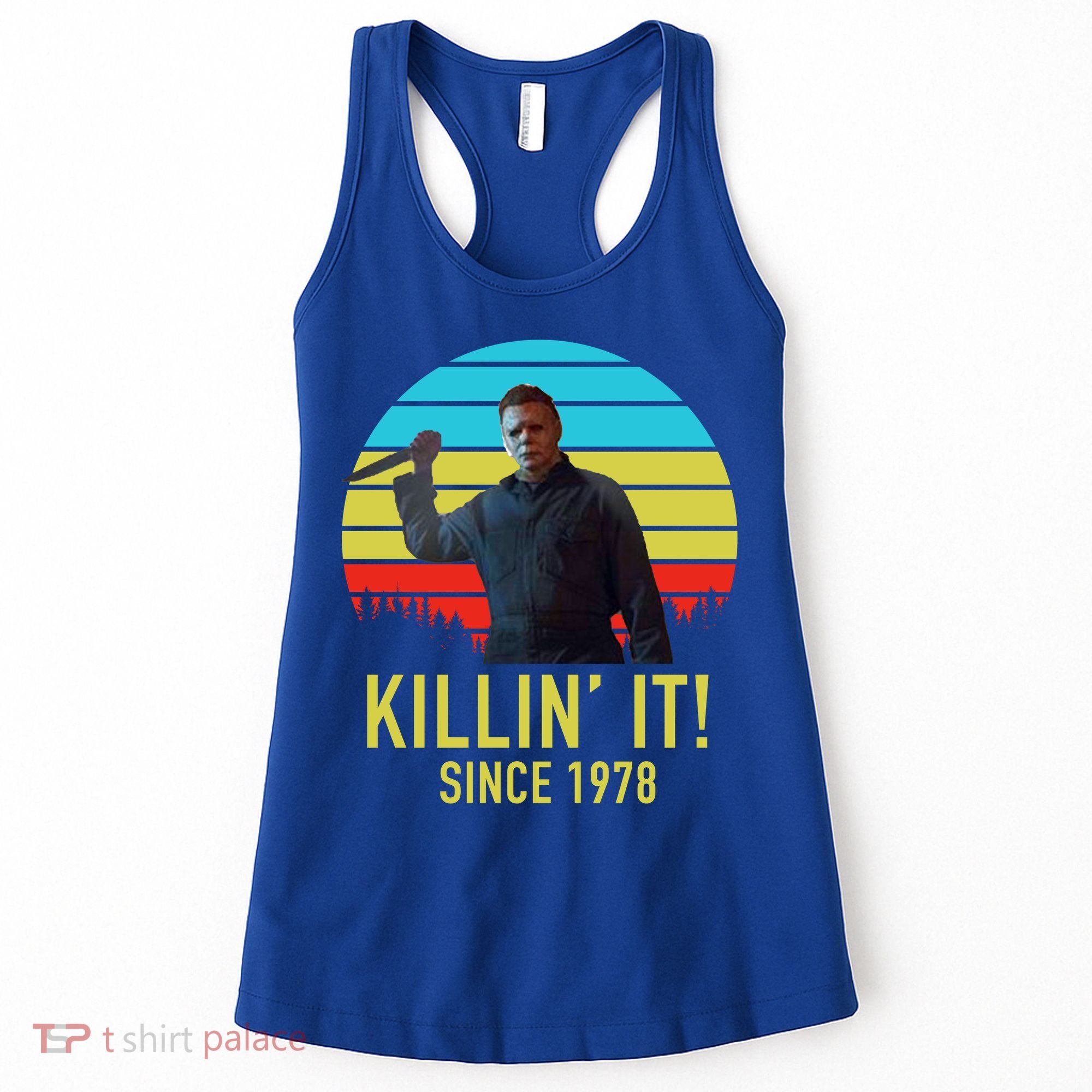 Killin' It Since 1978 Retro Horror Movie Women's Tank Top