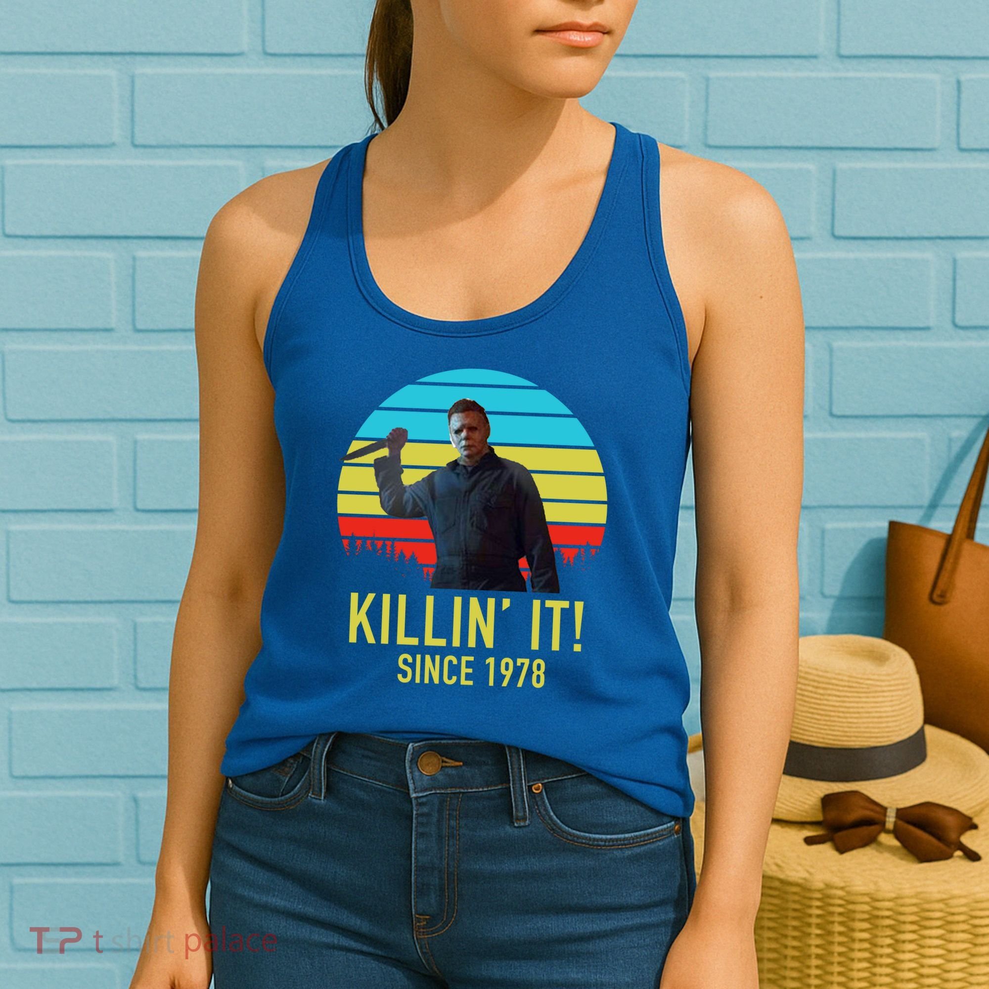Killin' It Since 1978 Retro Horror Movie Women's Tank Top