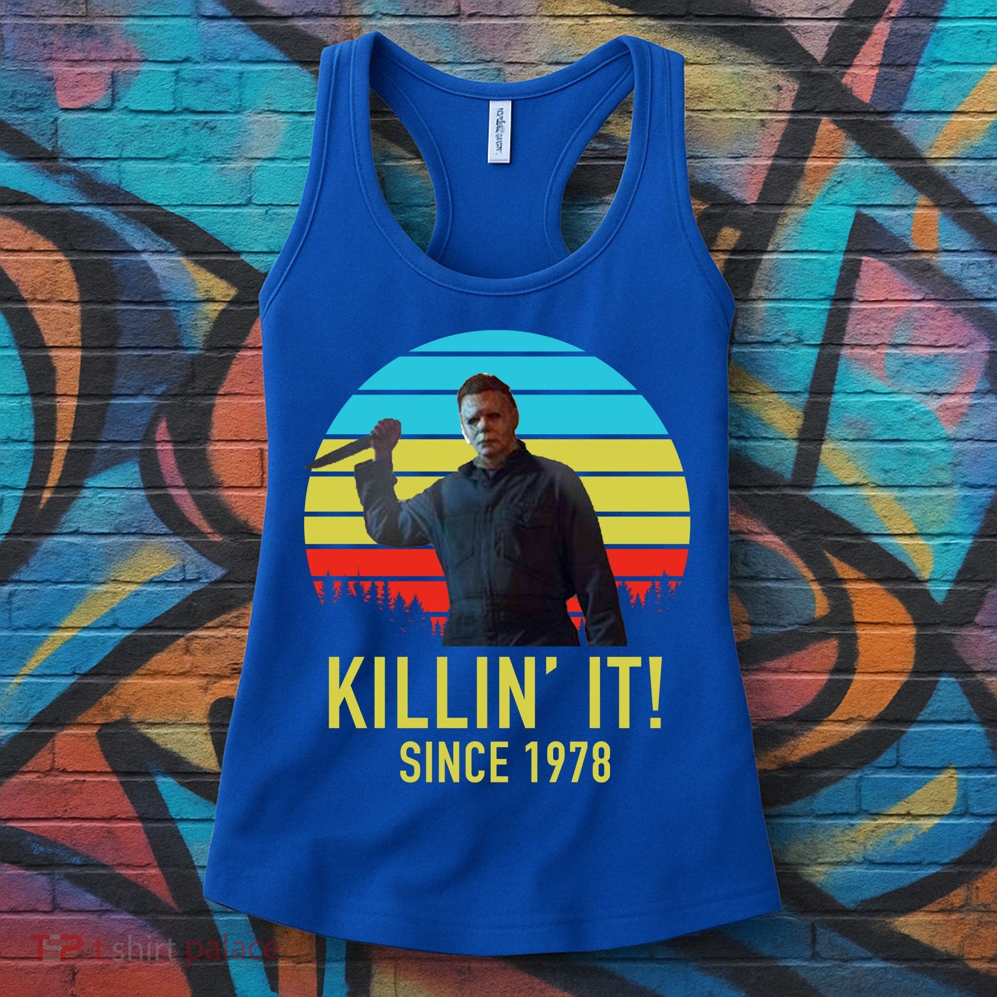 Killin' It Since 1978 Retro Horror Movie Women's Tank Top