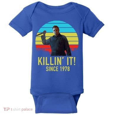 Killin' It Since 1978 Retro Horror Movie Baby Bodysuit