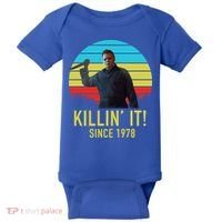 Killin' It Since 1978 Retro Horror Movie Baby Bodysuit thumb 0
