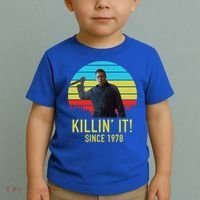 Killin' It Since 1978 Retro Horror Movie Toddler T-Shirt thumb 2