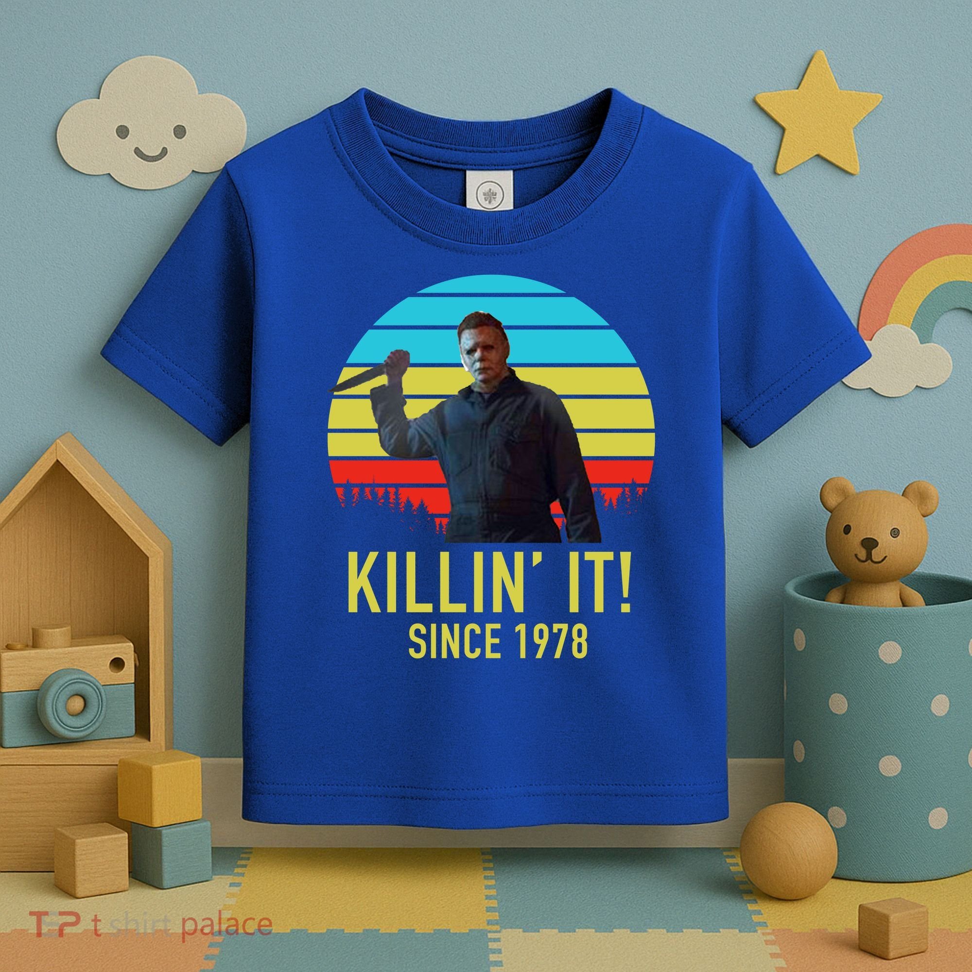 Killin' It Since 1978 Retro Horror Movie Toddler T-Shirt