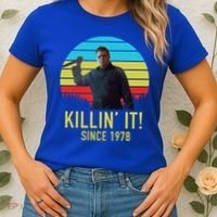 Killin' It Since 1978 Retro Horror Movie Women's T-Shirt thumb 2