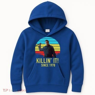 Killin' It Since 1978 Retro Horror Movie Kids Hoodie