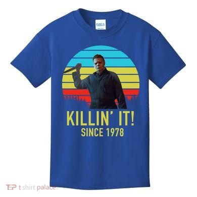 Killin' It Since 1978 Retro Horror Movie Kids T-Shirt