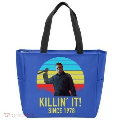 Killin' It Since 1978 Retro Horror Movie Tote Bag