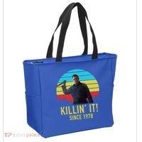 Killin' It Since 1978 Retro Horror Movie Tote Bag thumb 2