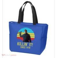 Killin' It Since 1978 Retro Horror Movie Tote Bag thumb 3