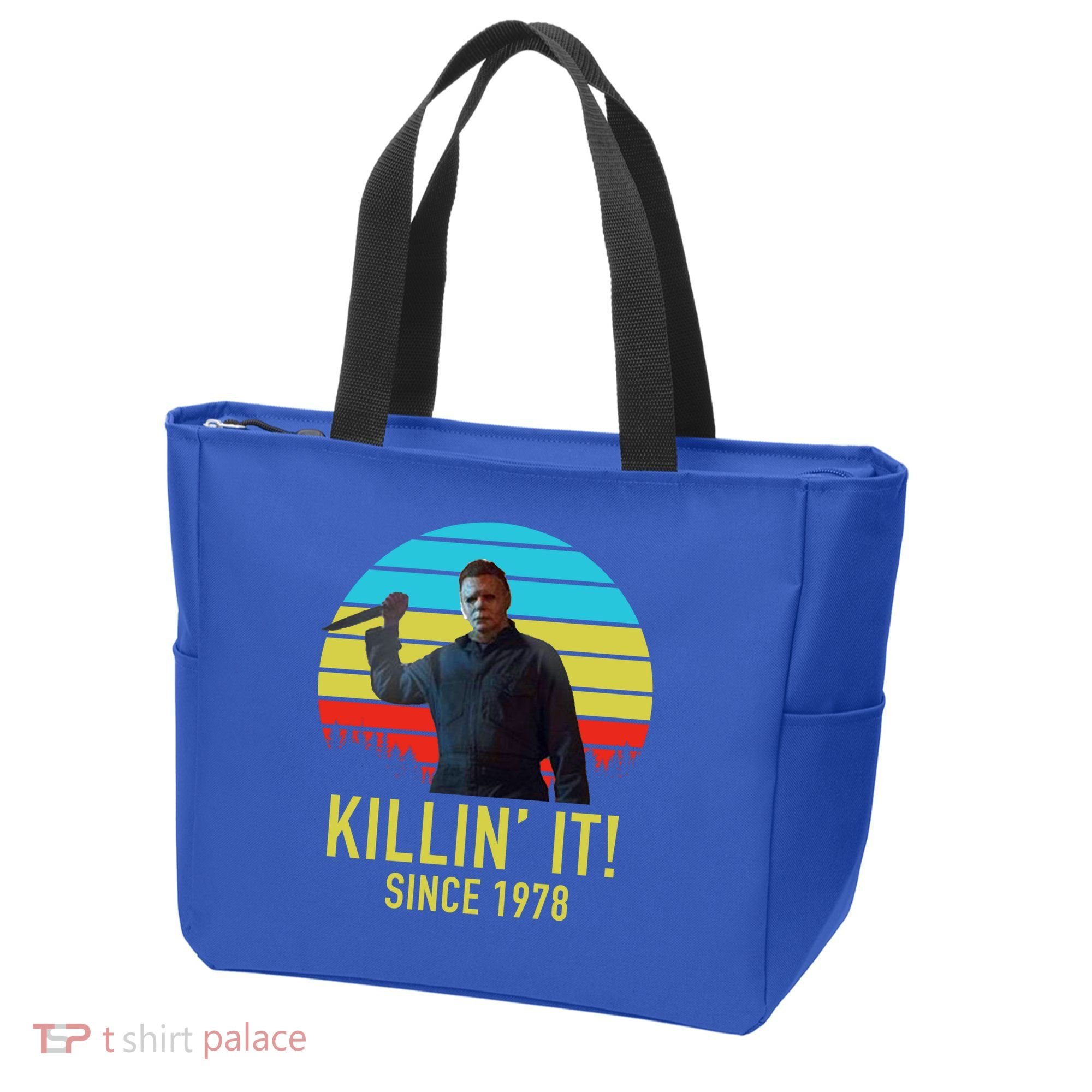 Killin' It Since 1978 Retro Horror Movie Tote Bag