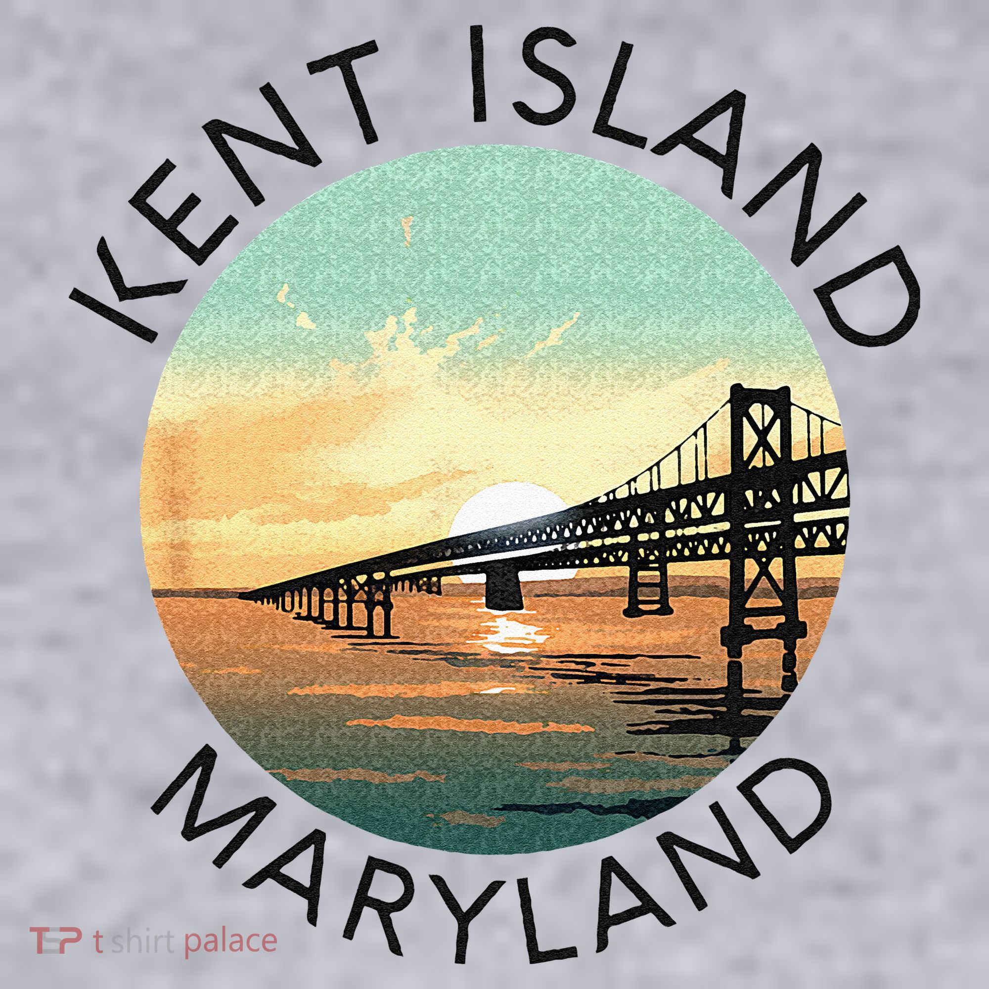 Kent Island Maryland Chesapeake Bay Bridge Annapolis Crab Women's Sweatshirt