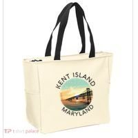 Kent Island Maryland Chesapeake Bay Bridge Annapolis Crab Tote Bag thumb 2