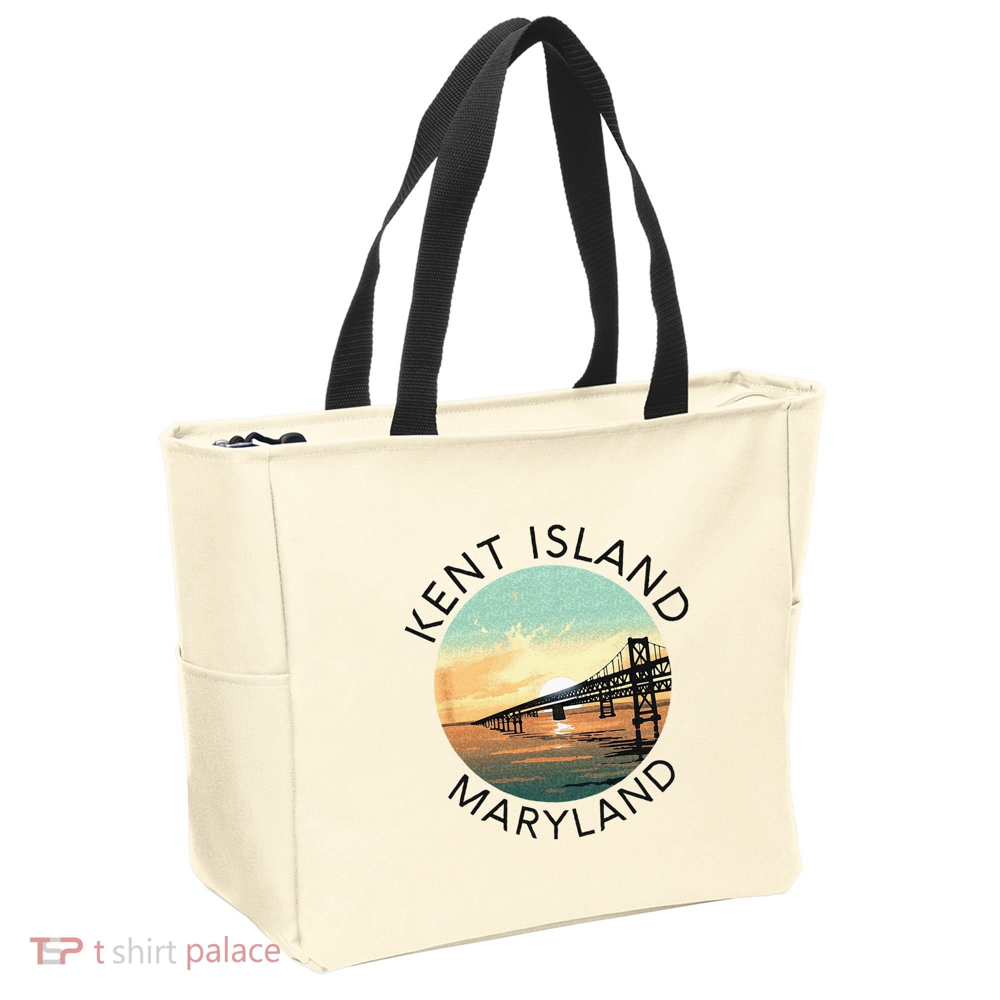 Kent Island Maryland Chesapeake Bay Bridge Annapolis Crab Tote Bag