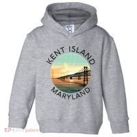 Kent Island Maryland Chesapeake Bay Bridge Annapolis Crab Toddler Hoodie thumb 0
