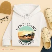 Kent Island Maryland Chesapeake Bay Bridge Annapolis Crab Hoodie thumb 4