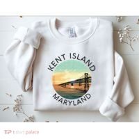 Kent Island Maryland Chesapeake Bay Bridge Annapolis Crab Sweatshirt thumb 2