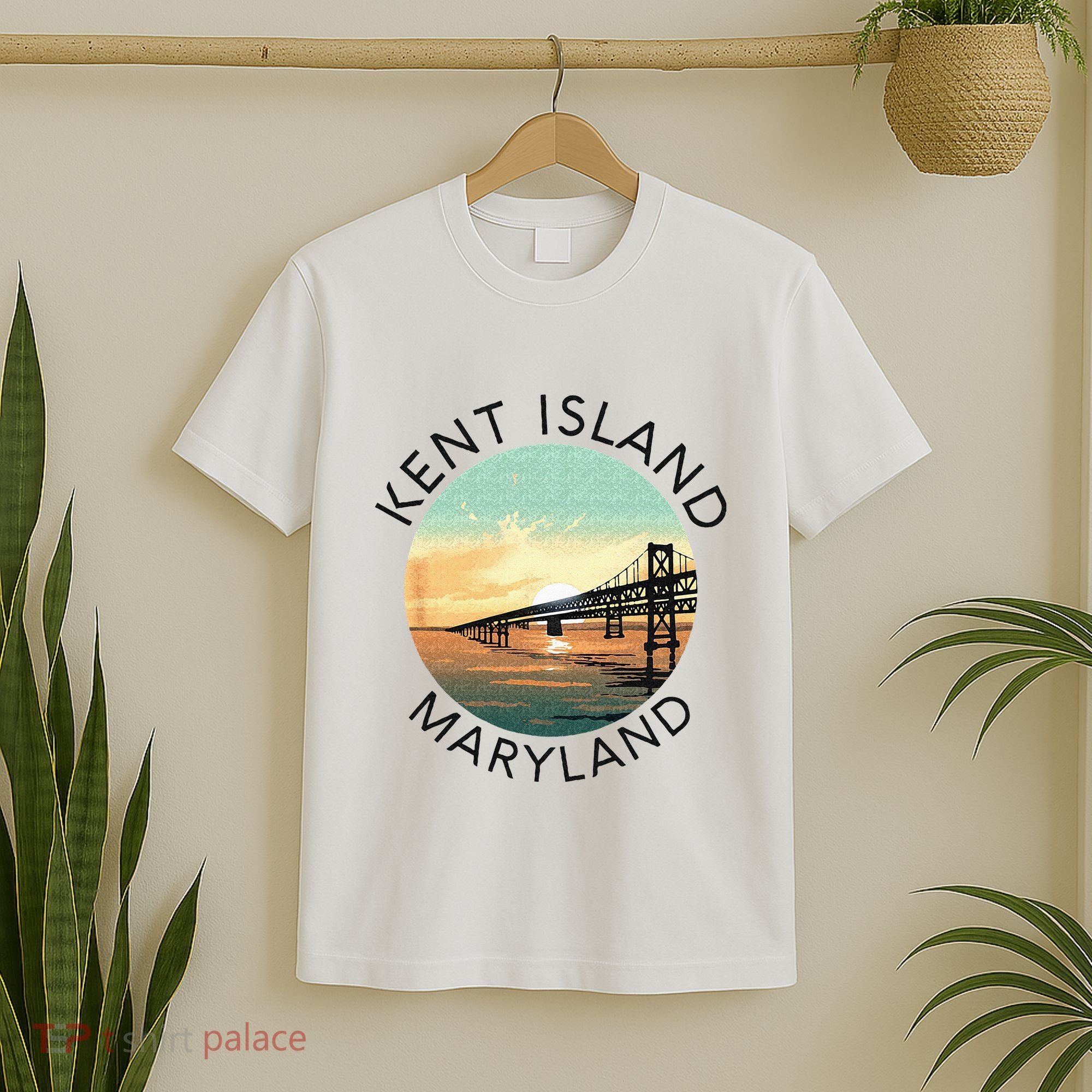Kent Island Maryland Chesapeake Bay Bridge Annapolis Crab T-Shirt