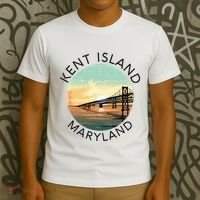 Kent Island Maryland Chesapeake Bay Bridge Annapolis Crab T-Shirt thumb 3