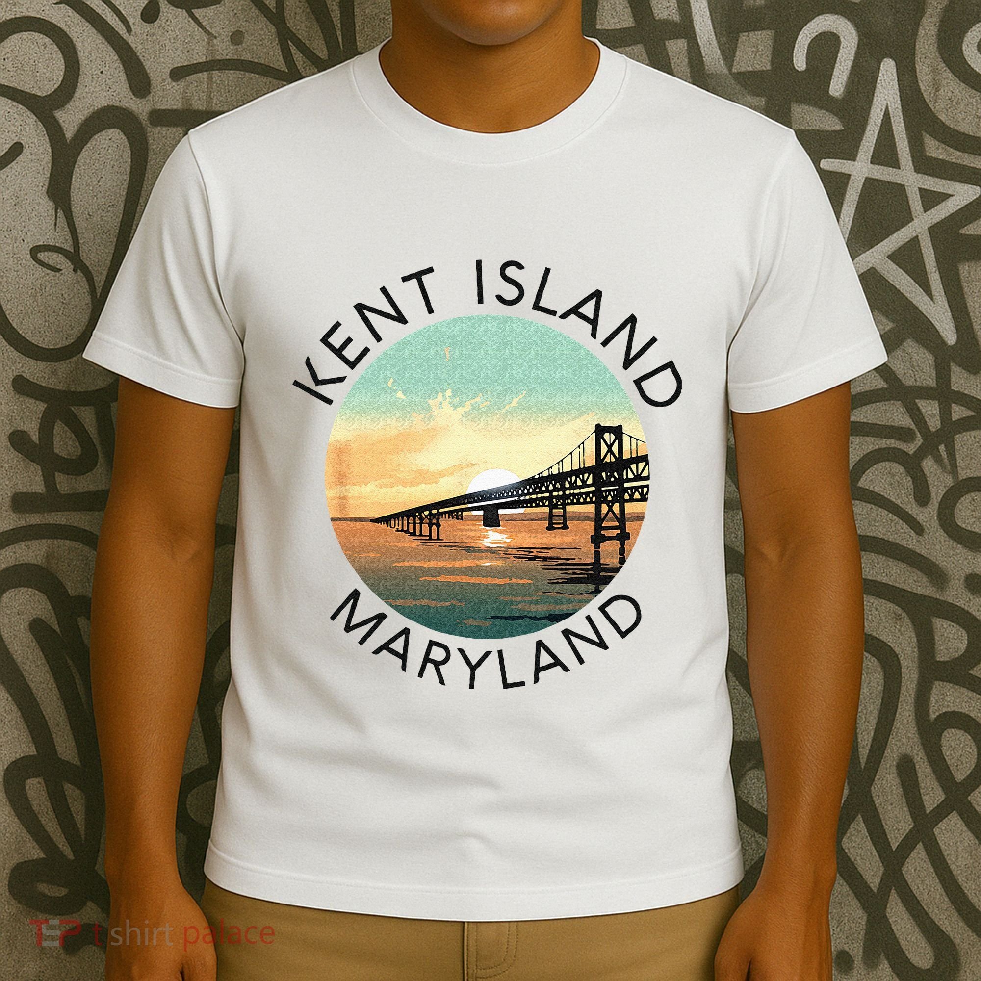 Kent Island Maryland Chesapeake Bay Bridge Annapolis Crab T-Shirt