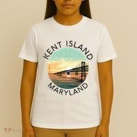 Kent Island Maryland Chesapeake Bay Bridge Annapolis Crab T-Shirt thumb 4