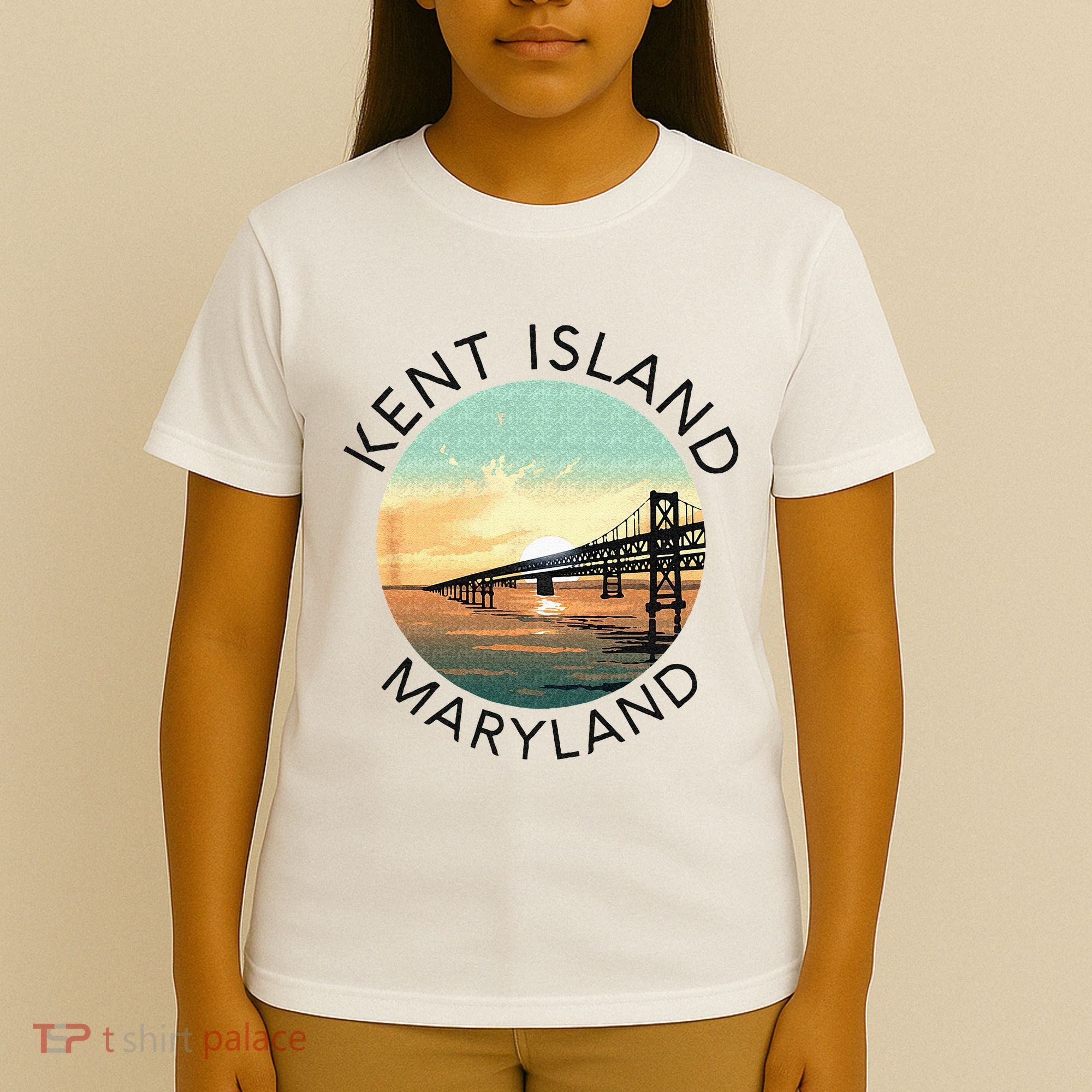 Kent Island Maryland Chesapeake Bay Bridge Annapolis Crab T-Shirt
