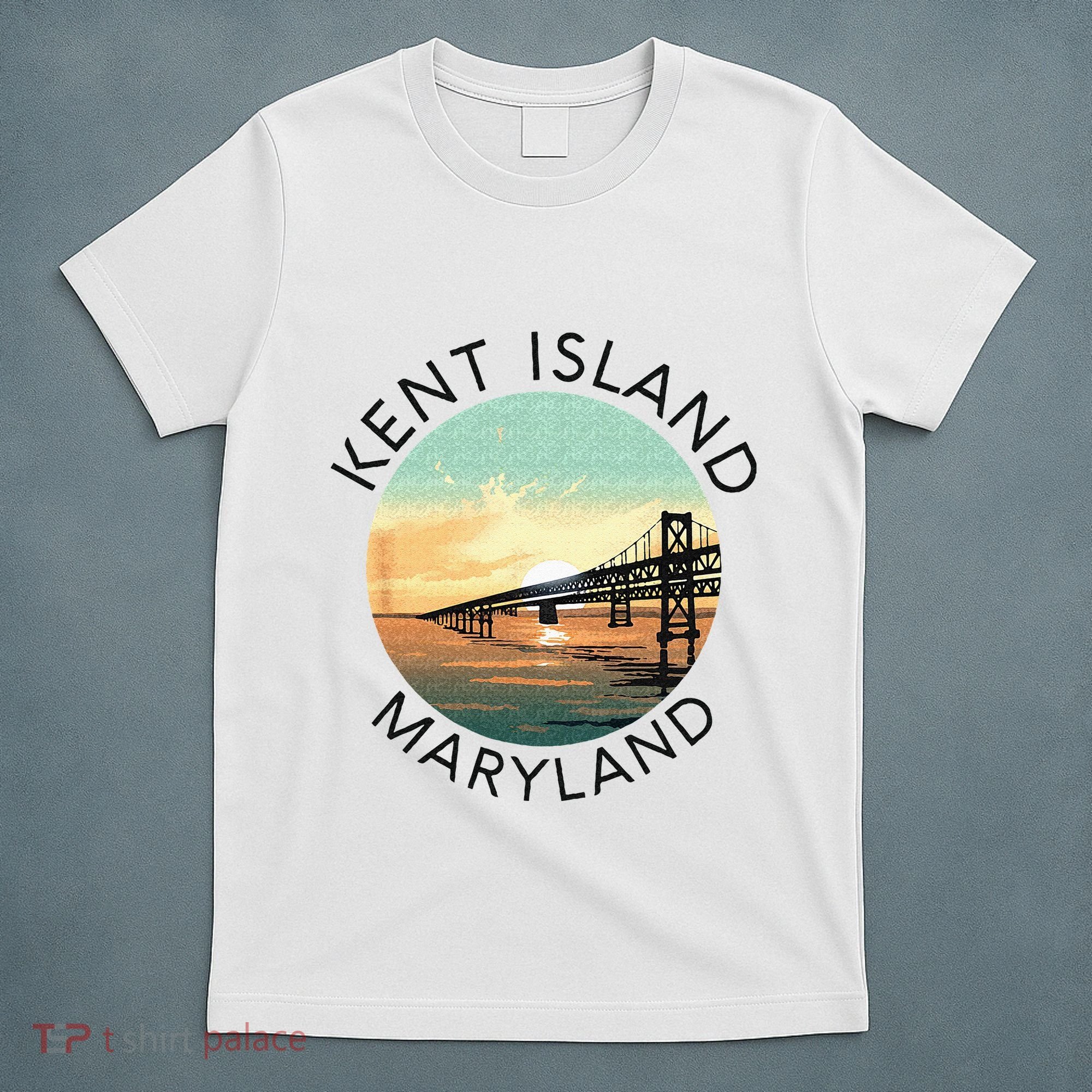 Kent Island Maryland Chesapeake Bay Bridge Annapolis Crab T-Shirt