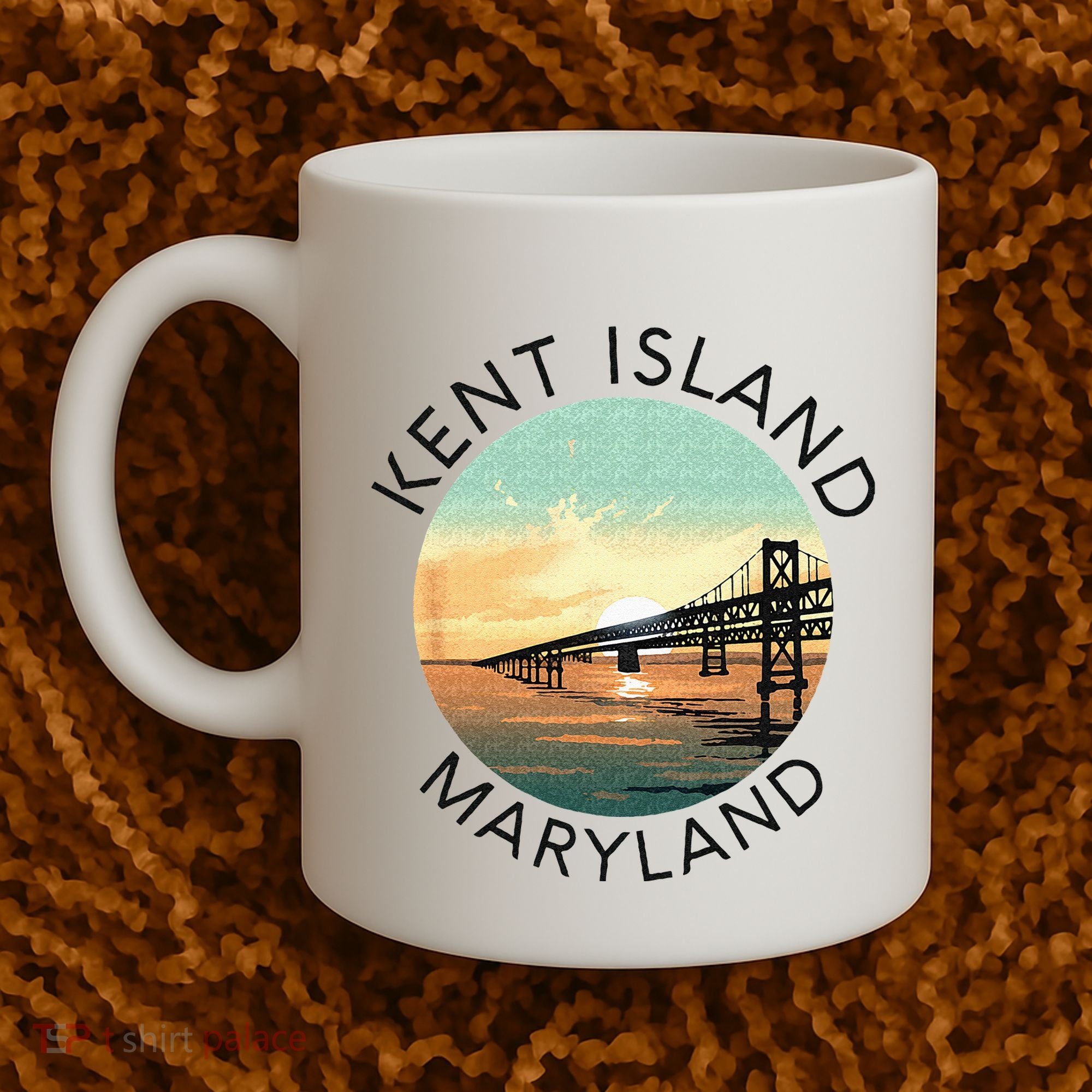 Kent Island Maryland Chesapeake Bay Bridge Annapolis Crab Coffee Mug